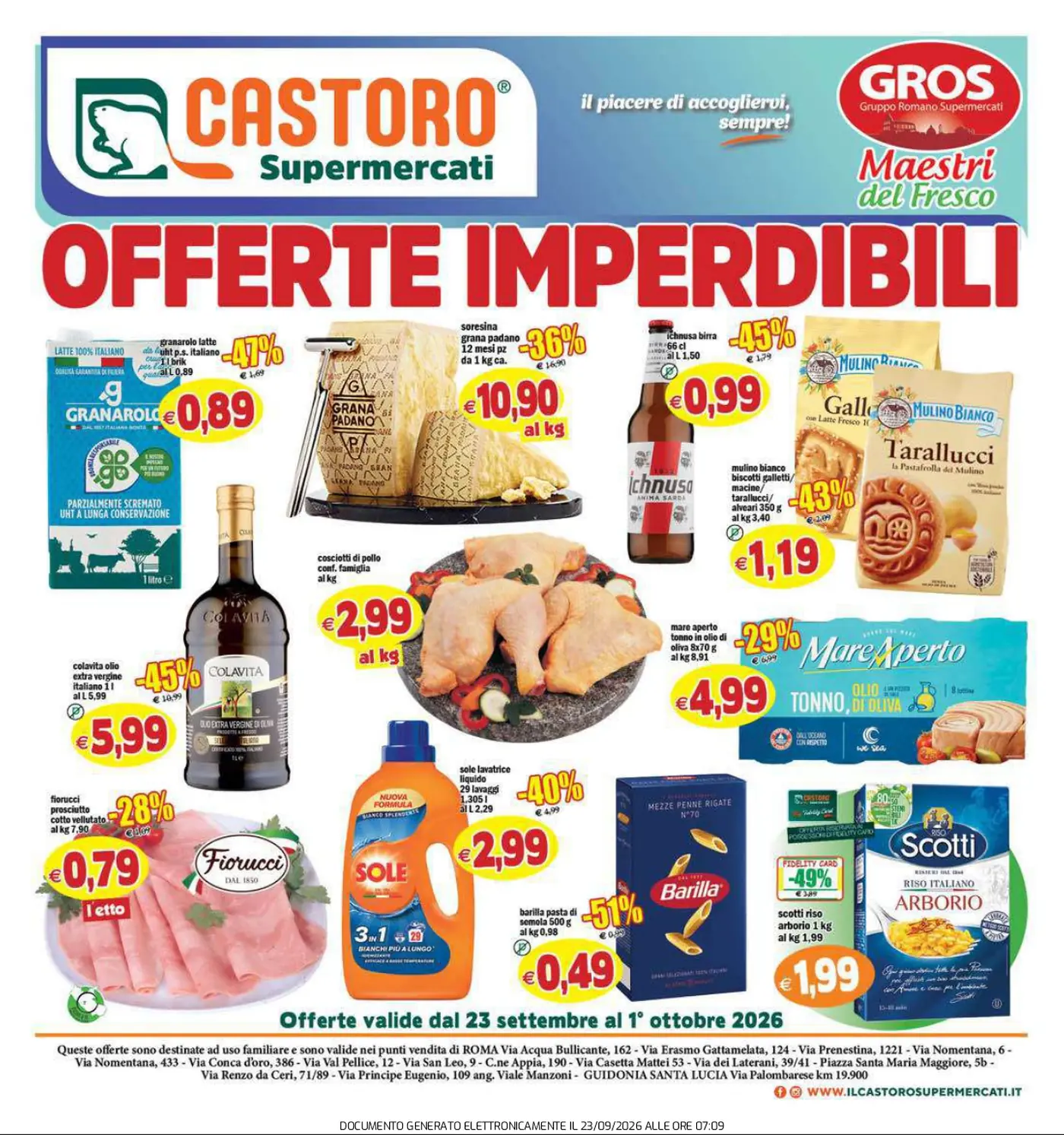 Pagina 1 del volantino